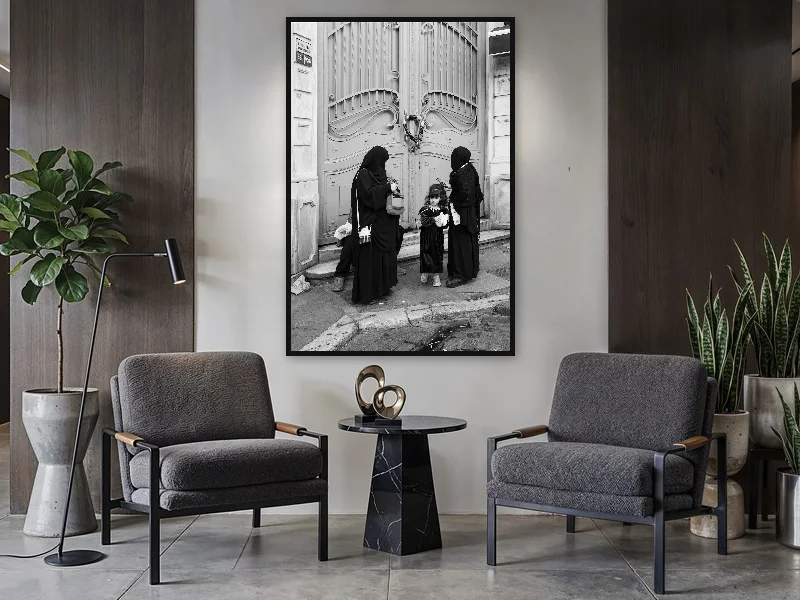 SUNDAY IN ISTANBUL — monumental print in situ.