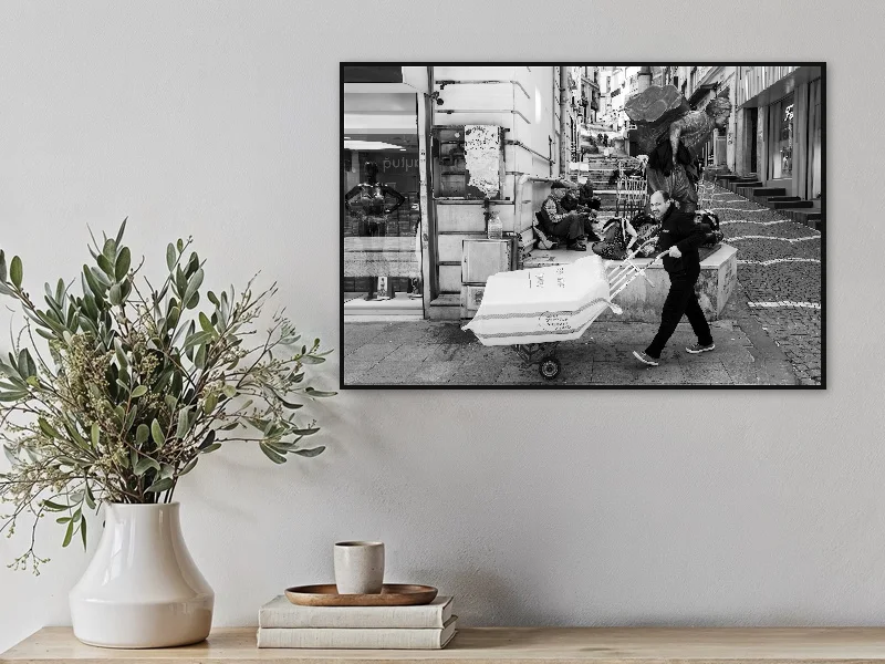 LOADS — fine art print in situ.