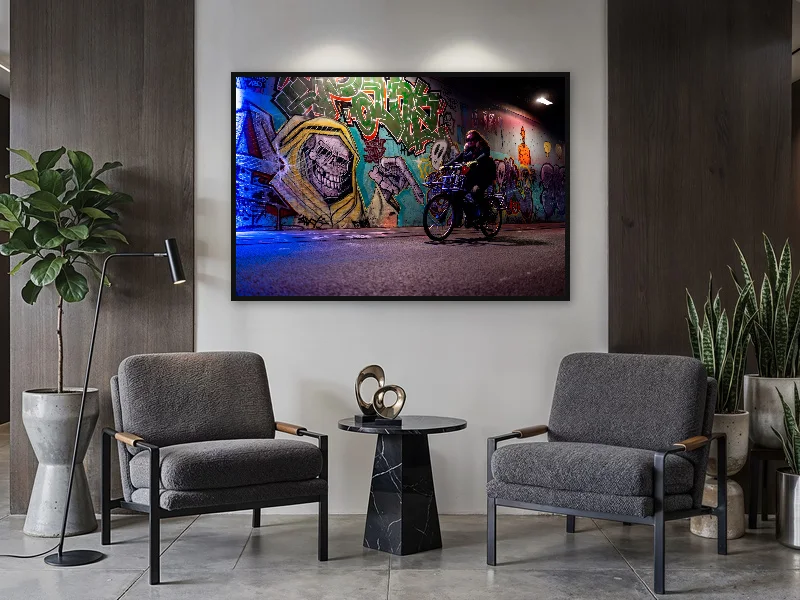 YOU COULD BE MINE — monumental print in situ.