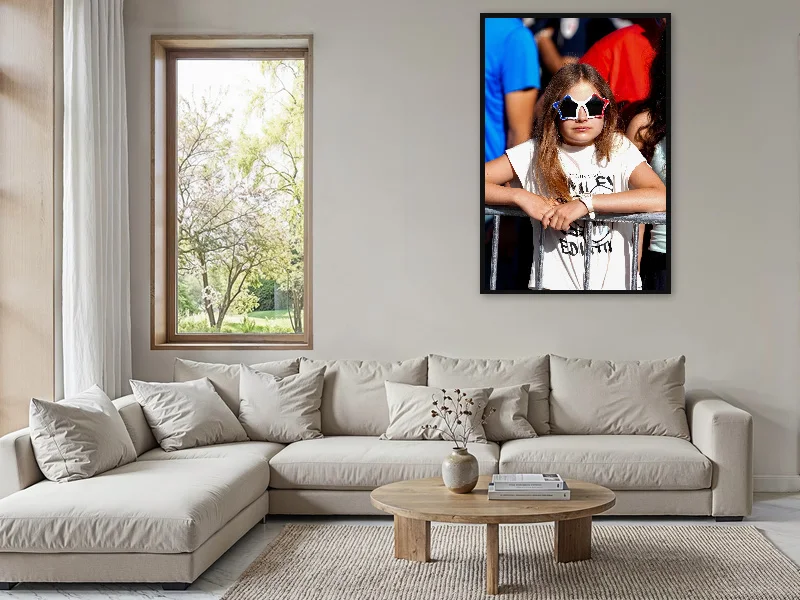 FRENCH EYES — monumental print in situ.