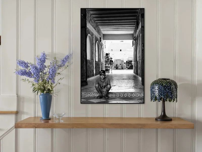 THE TATAOUINE KID — fine art print in situ.