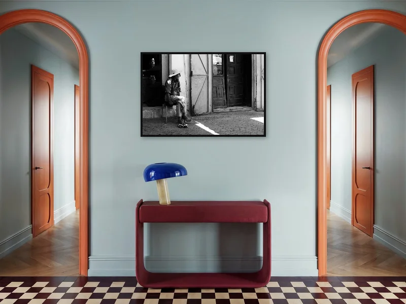 TATAOUINE OLD MAN — gallery print in situ.