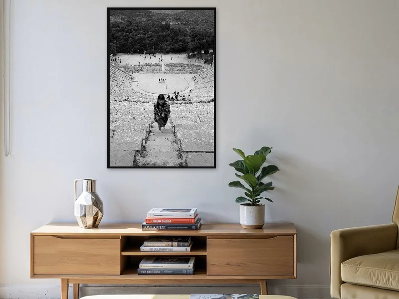 THE CHINESE FROM EPIDAURUS — gallery print in situ.