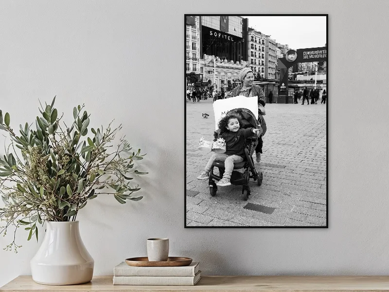 MOTHER & DAUGHTER — fine art print in situ.