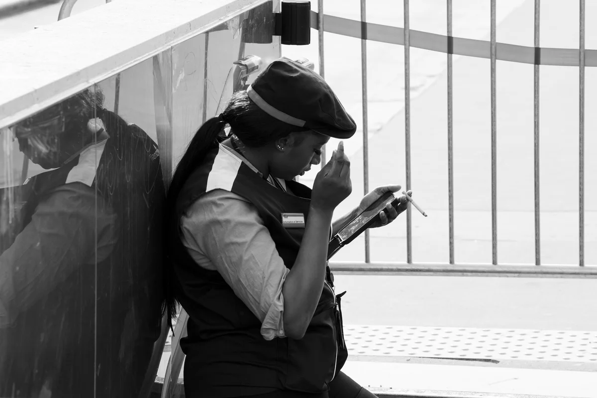 Photograph “JUST ME AND MYSELF”, Paris, France (July 2024).
