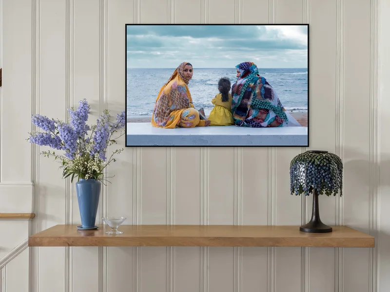 HORIZONS — fine art print in situ.
