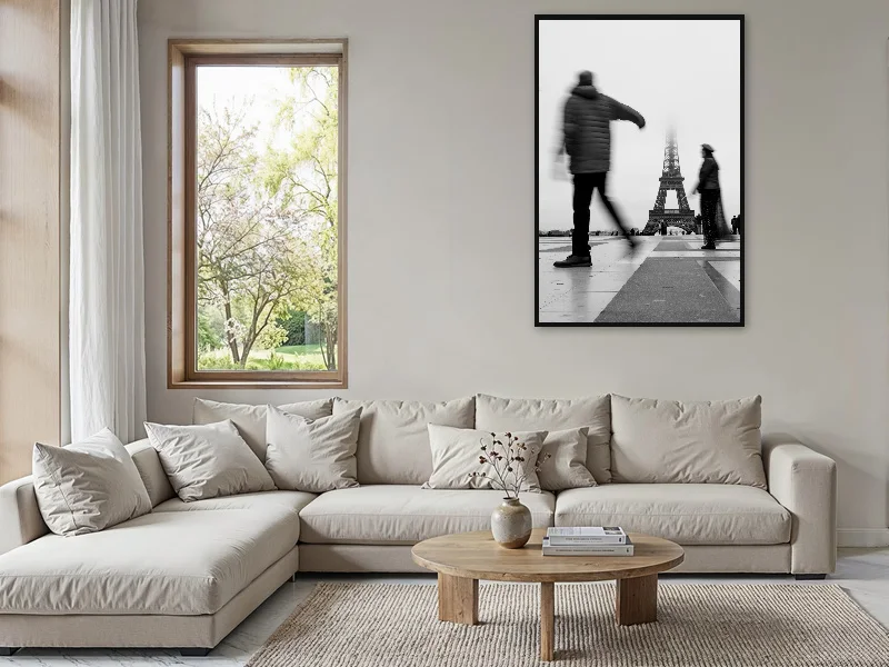 VANISHING — monumental print in situ.