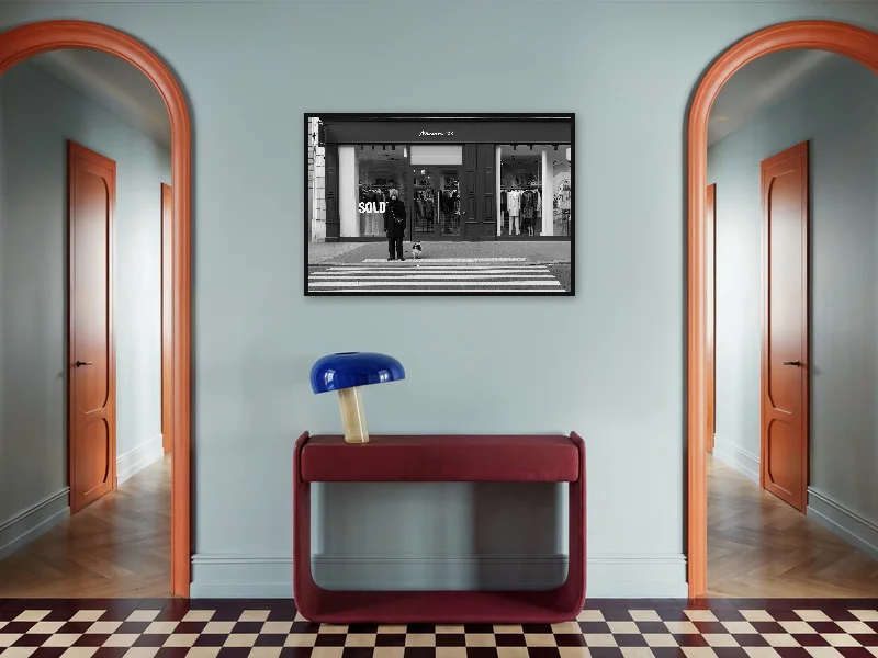 SOLD OUT — gallery print in situ.