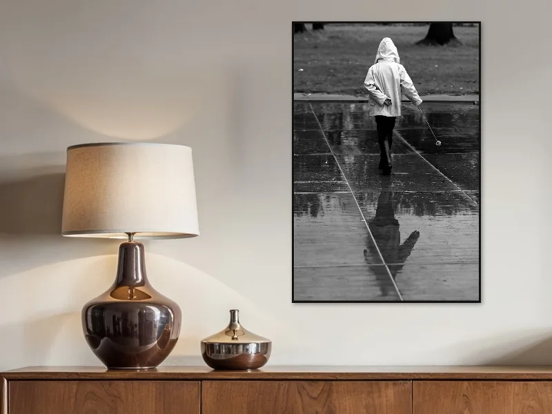 CHILDHOOD — fine art print in situ.
