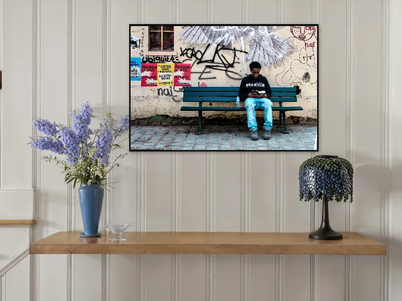 HOPE — fine art print in situ.