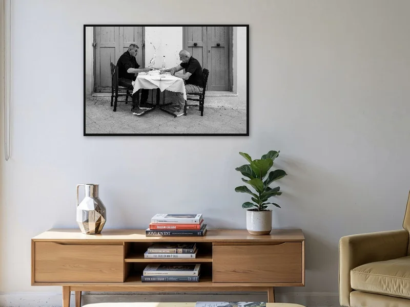 CARDS GAME — gallery print in situ.