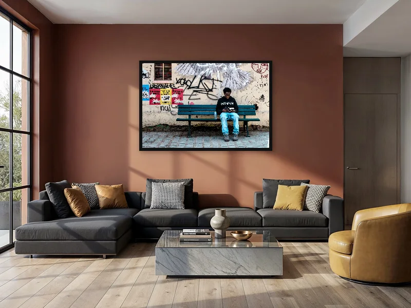 HOPE — monumental print in situ.
