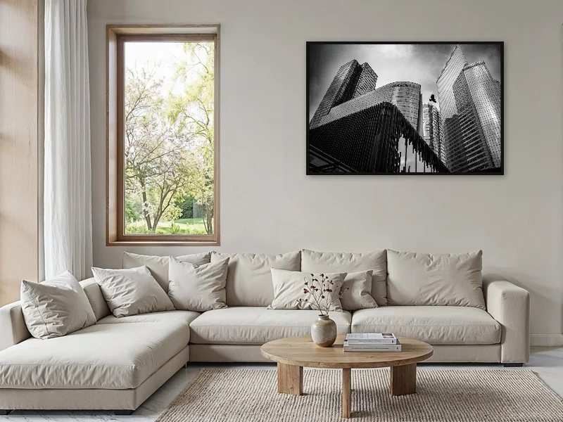FLY — monumental print in situ.