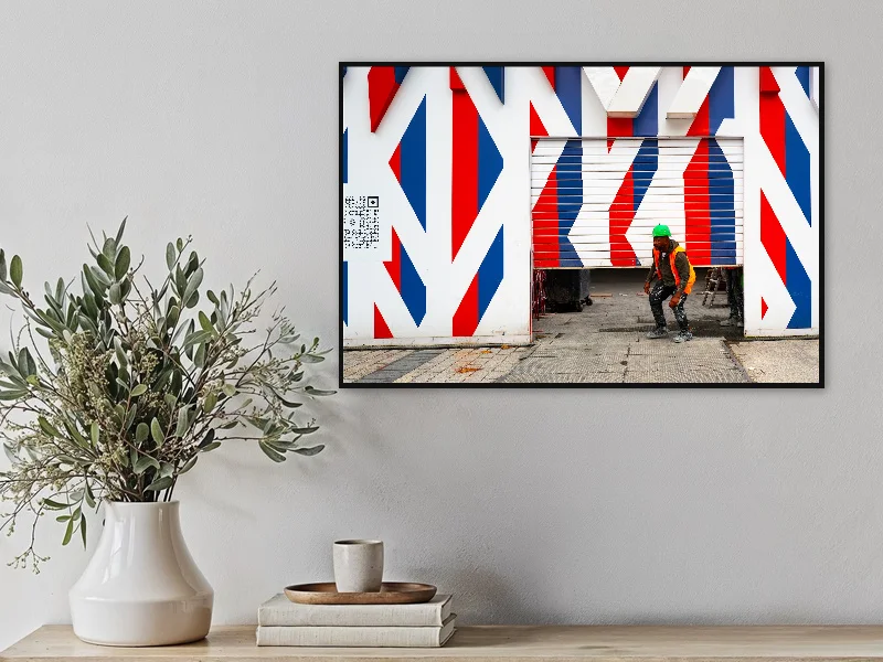 LA FRENCH TOUCH — fine art print in situ.
