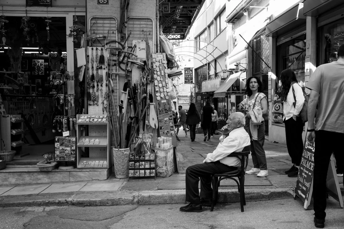 Photograph “GREEK OLD MAN”, Athens, Greece (April 2024).