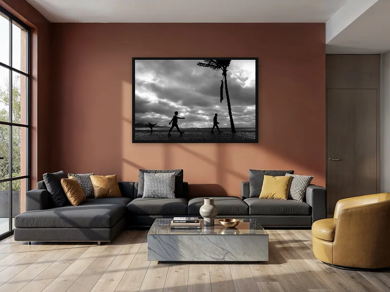 WALKERS — monumental print in situ.