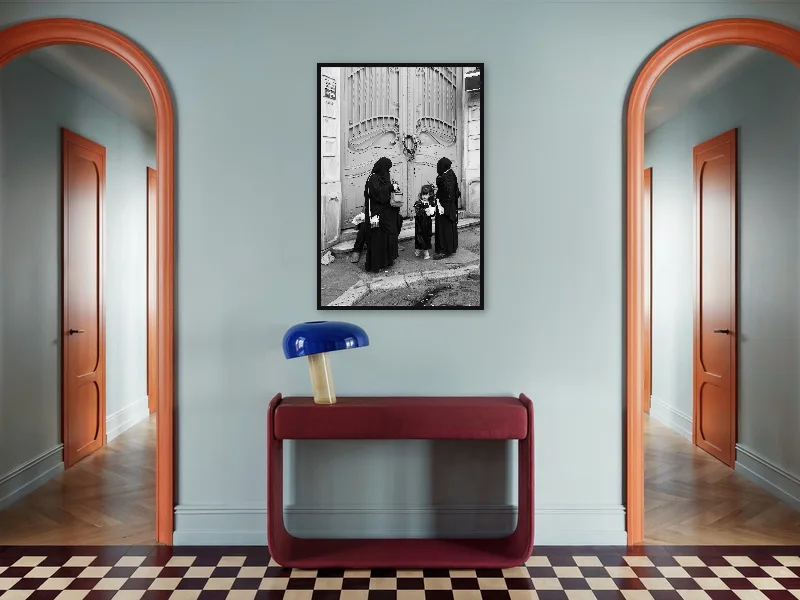 SUNDAY IN ISTANBUL — gallery print in situ.