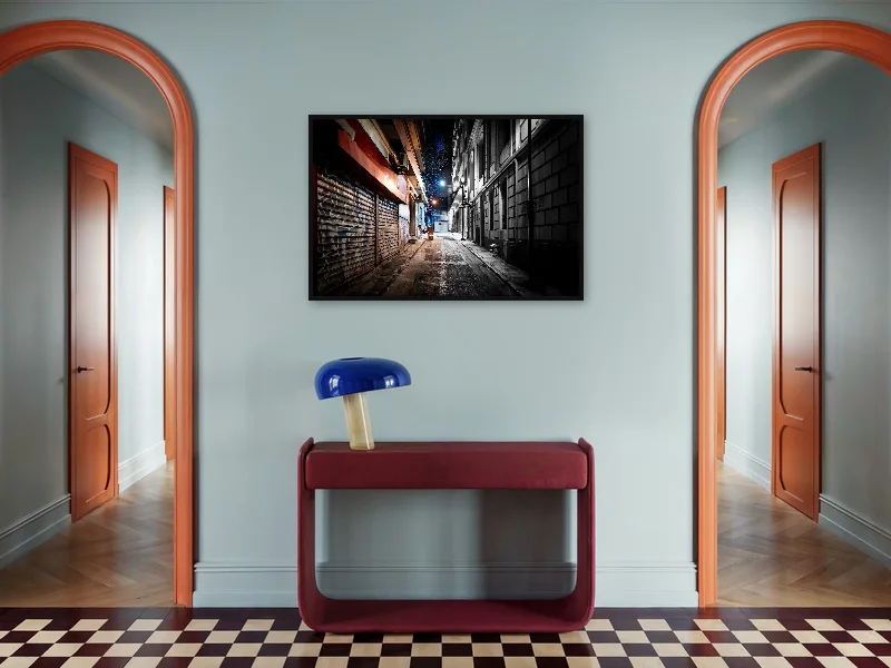 ATHENIAN LONELINESS — gallery print in situ.