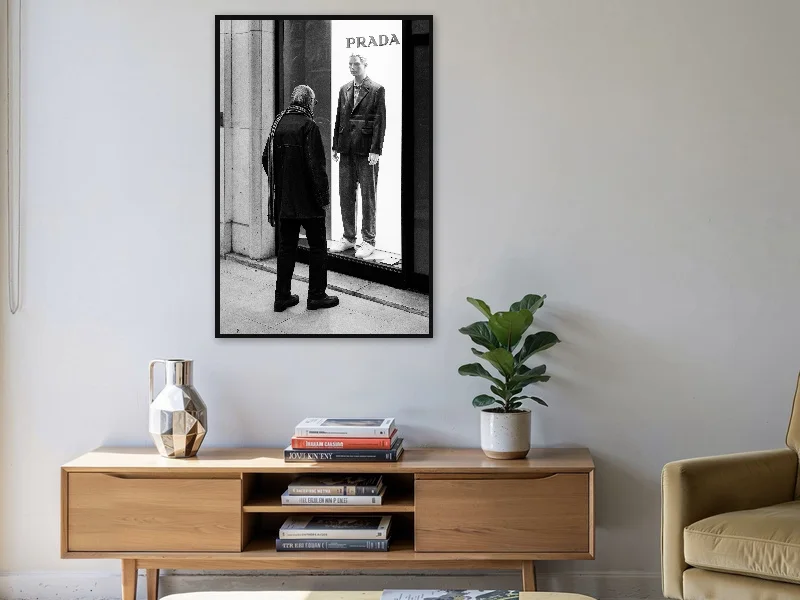 REFLECTION — gallery print in situ.