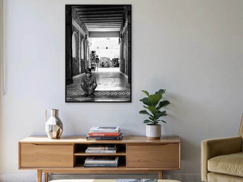 THE TATAOUINE KID — gallery print in situ.