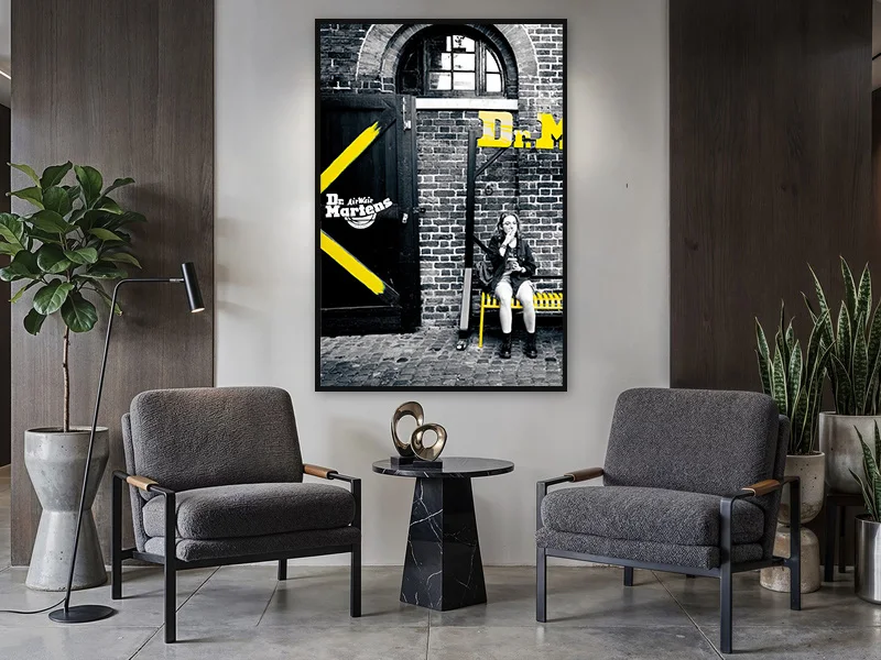 WHAT’S UP DOC ? — monumental print in situ.
