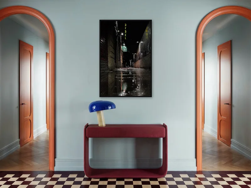 BEBEL — gallery print in situ.