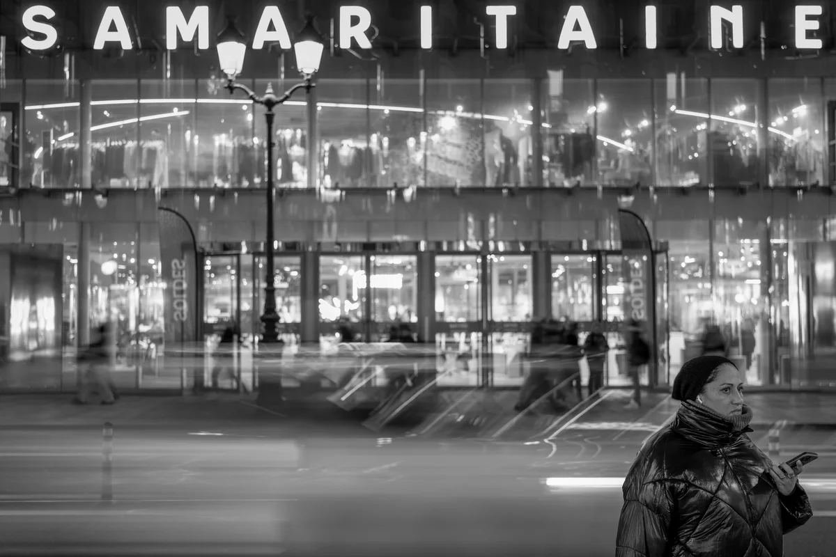 Photograph ‘SAMARITAINE’, Paris, France (January 2025).