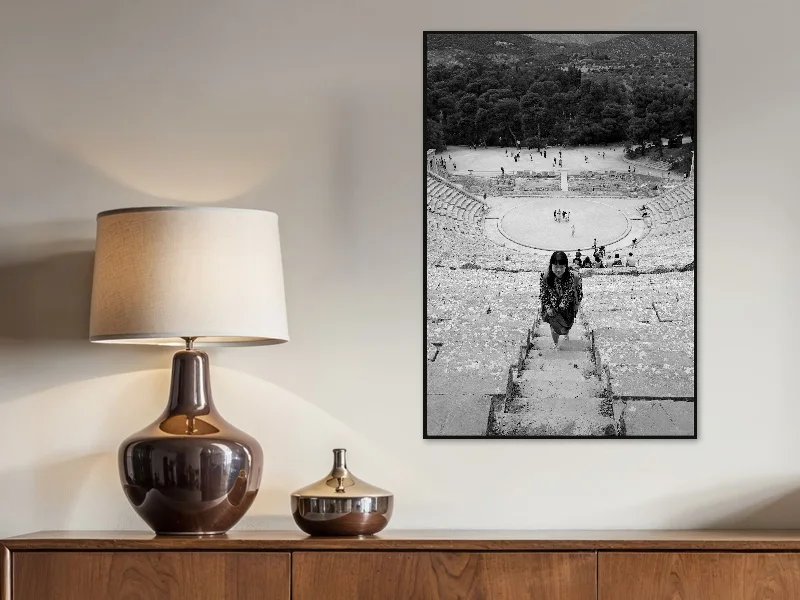 THE CHINESE FROM EPIDAURUS — fine art print in situ.