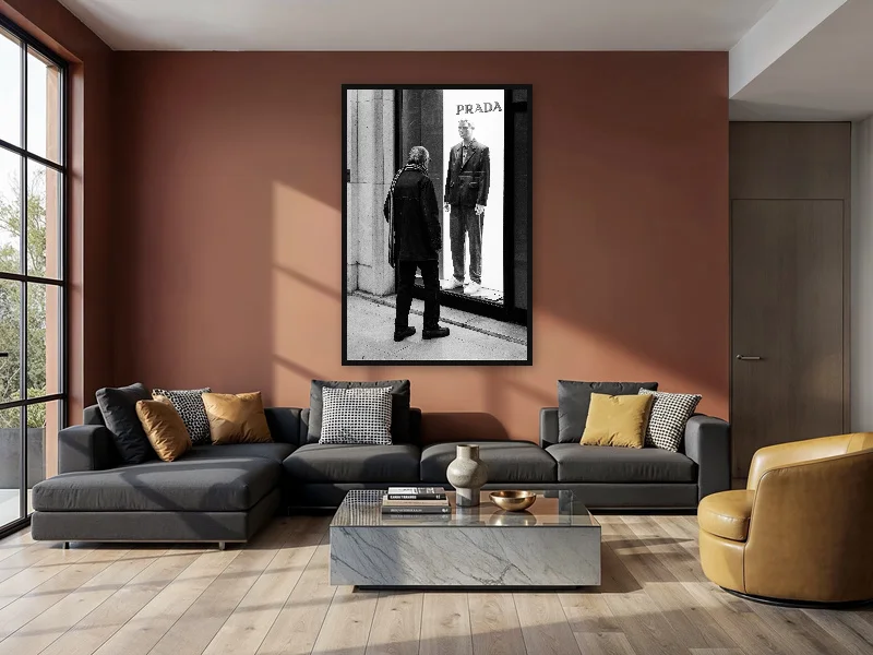 REFLECTION — monumental print in situ.