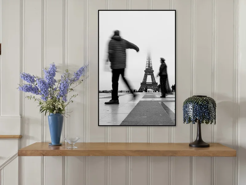 VANISHING — fine art print in situ.