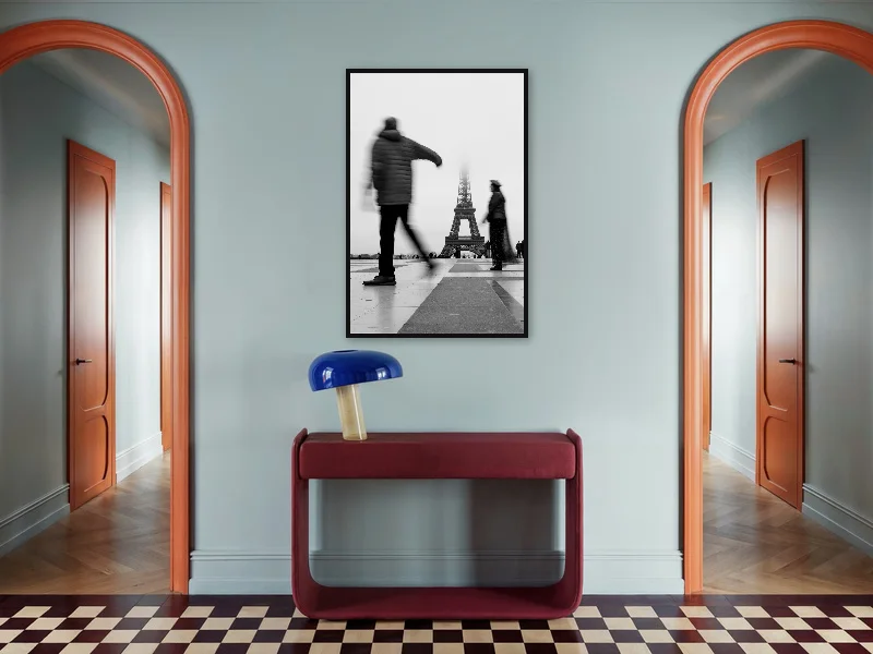 VANISHING — gallery print in situ.