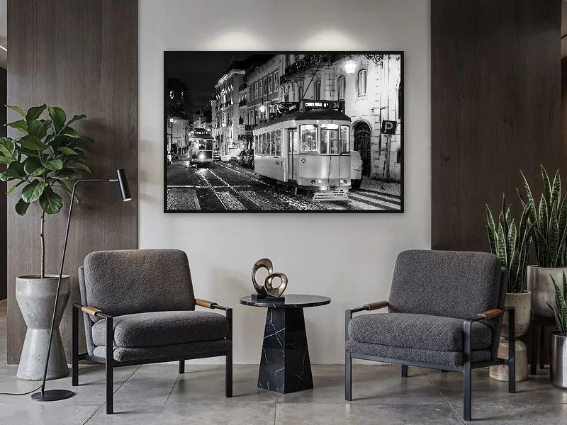 STREETCAR 24 — monumental print in situ.