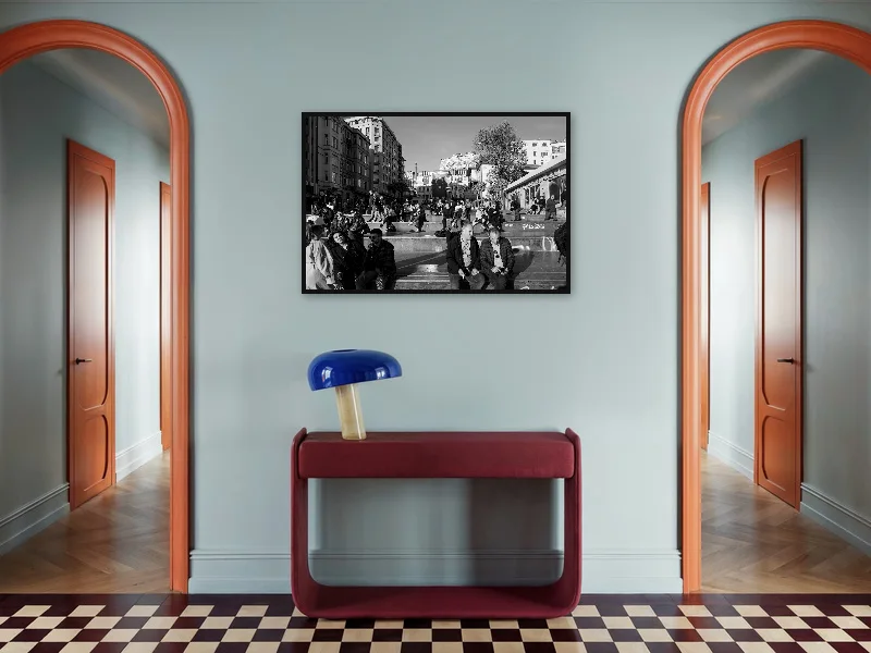 GOLDEN HOUR — gallery print in situ.
