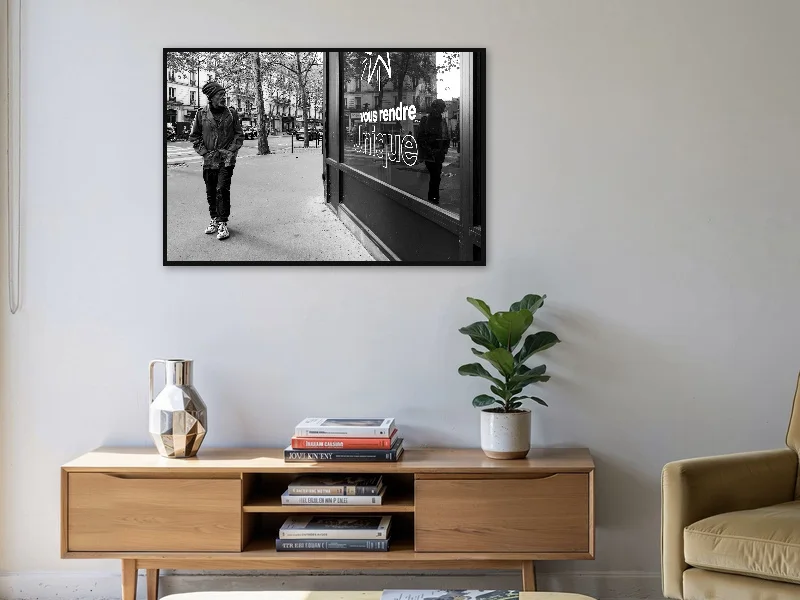 UNIQUE — gallery print in situ.