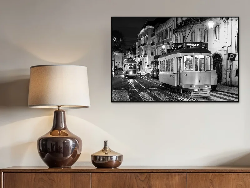 STREETCAR 24 — fine art print in situ.