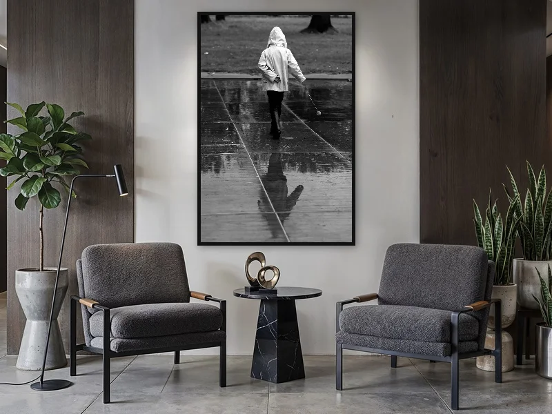 CHILDHOOD — monumental print in situ.