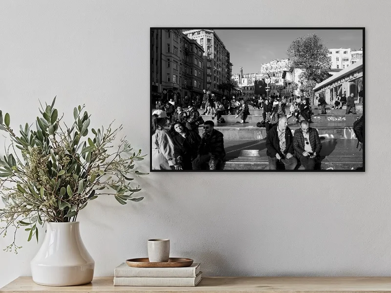 GOLDEN HOUR — fine art print in situ.