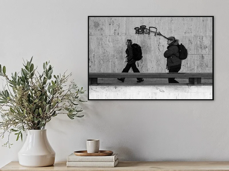 I LOVE(D) YOU — fine art print in situ.