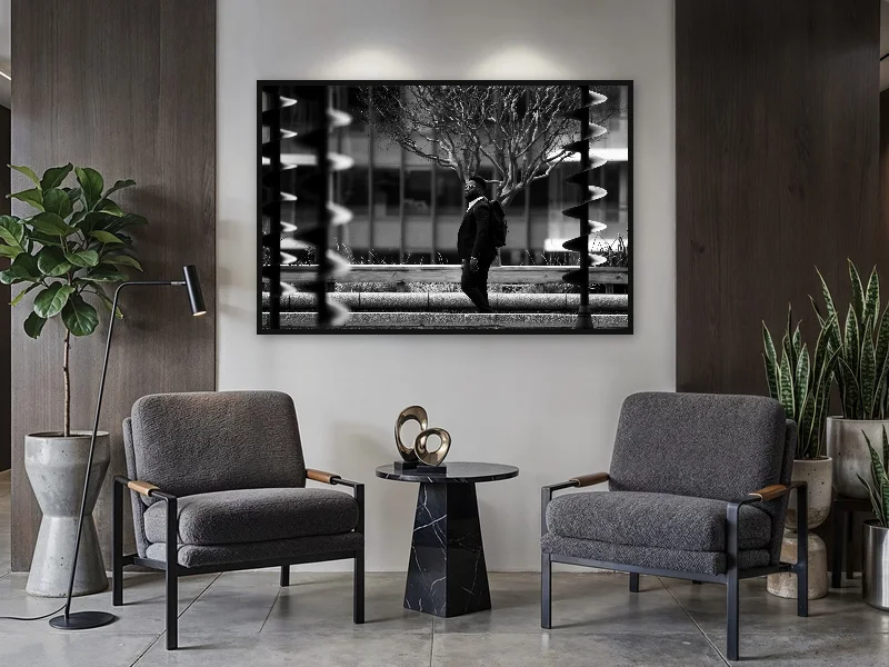 HE LIVES IN YOU — monumental print in situ.