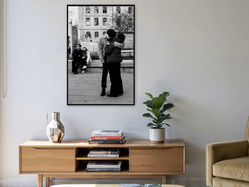 CITY OF LOVE — gallery print in situ.