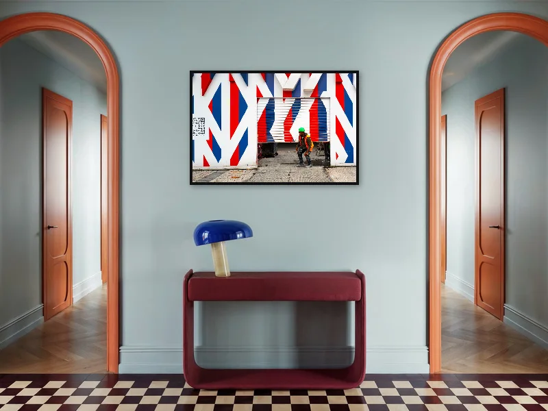 LA FRENCH TOUCH — gallery print in situ.