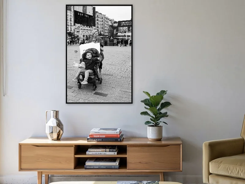 MOTHER & DAUGHTER — gallery print in situ.