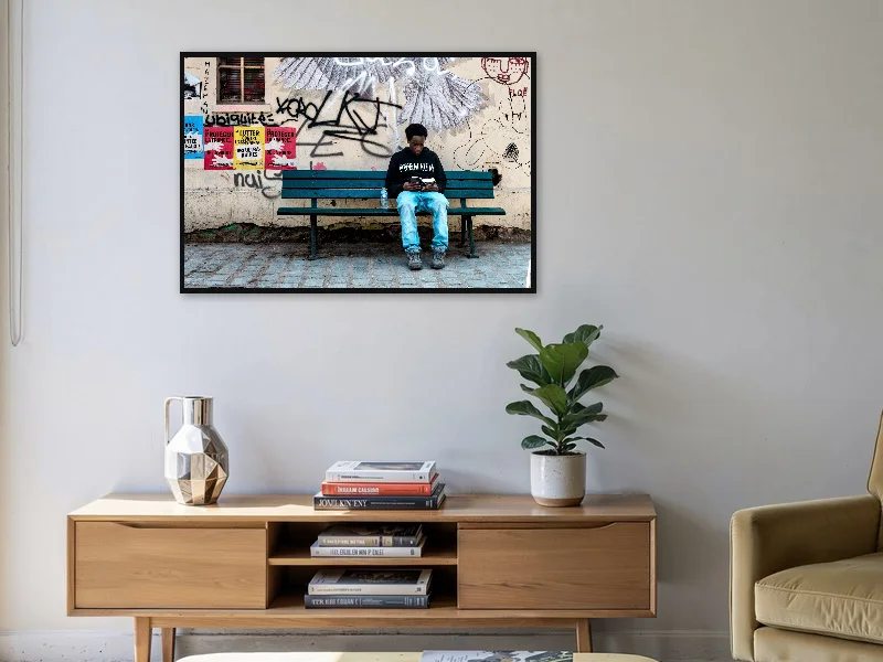 HOPE — gallery print in situ.