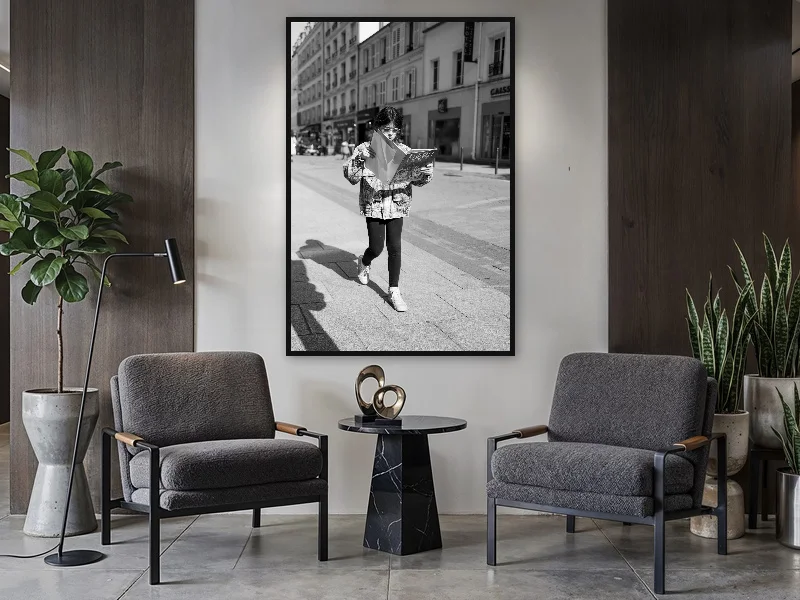 BOOK EATER — monumental print in situ.