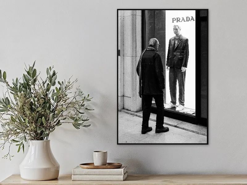 REFLECTION — fine art print in situ.