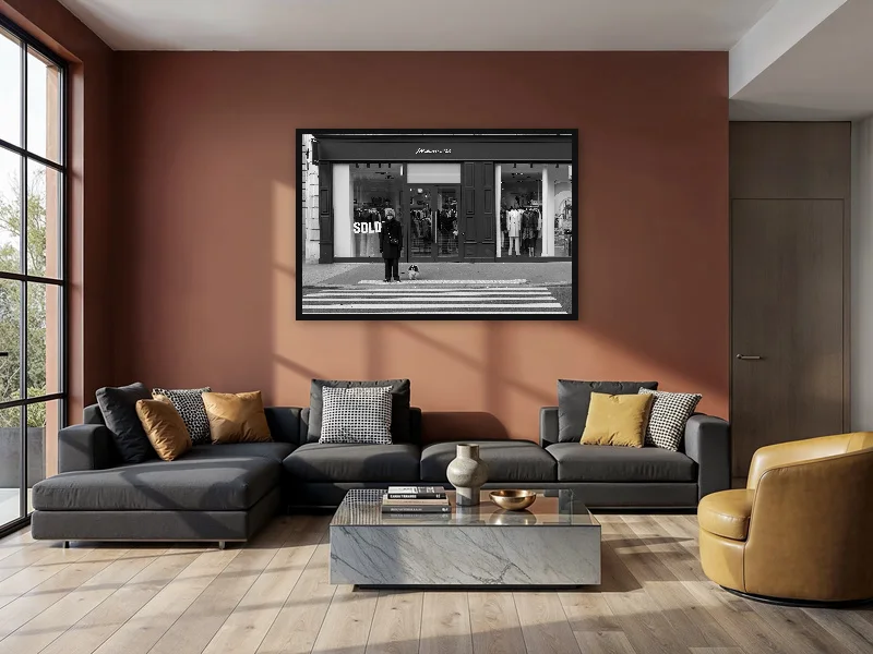 SOLD OUT — monumental print in situ.
