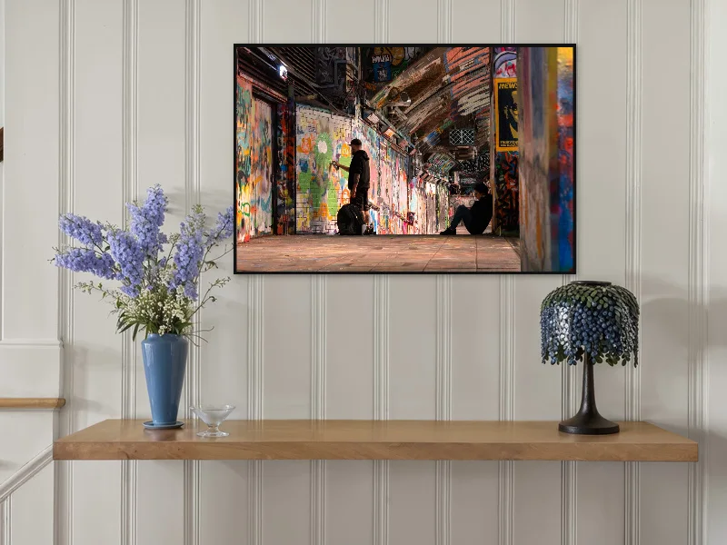 PAINTING SORROW — fine art print in situ.