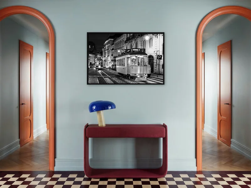 STREETCAR 24 — gallery print in situ.
