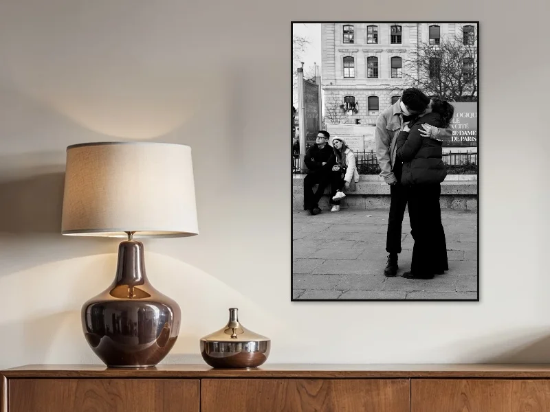 CITY OF LOVE — fine art print in situ.