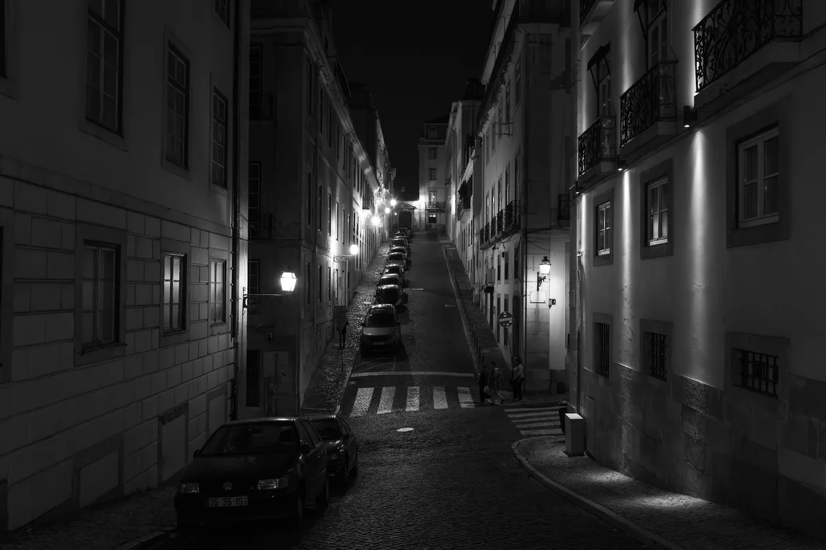 Photograph “CITY AT NIGHT”, Lisbon, Portugal (December 2023).
